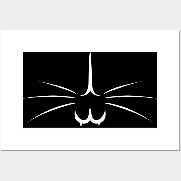 Cat face Wall Art by Kain